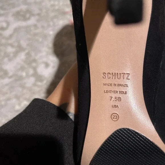 SCHUTS Black Suede Slouchy Boots - Picture 5 of 5